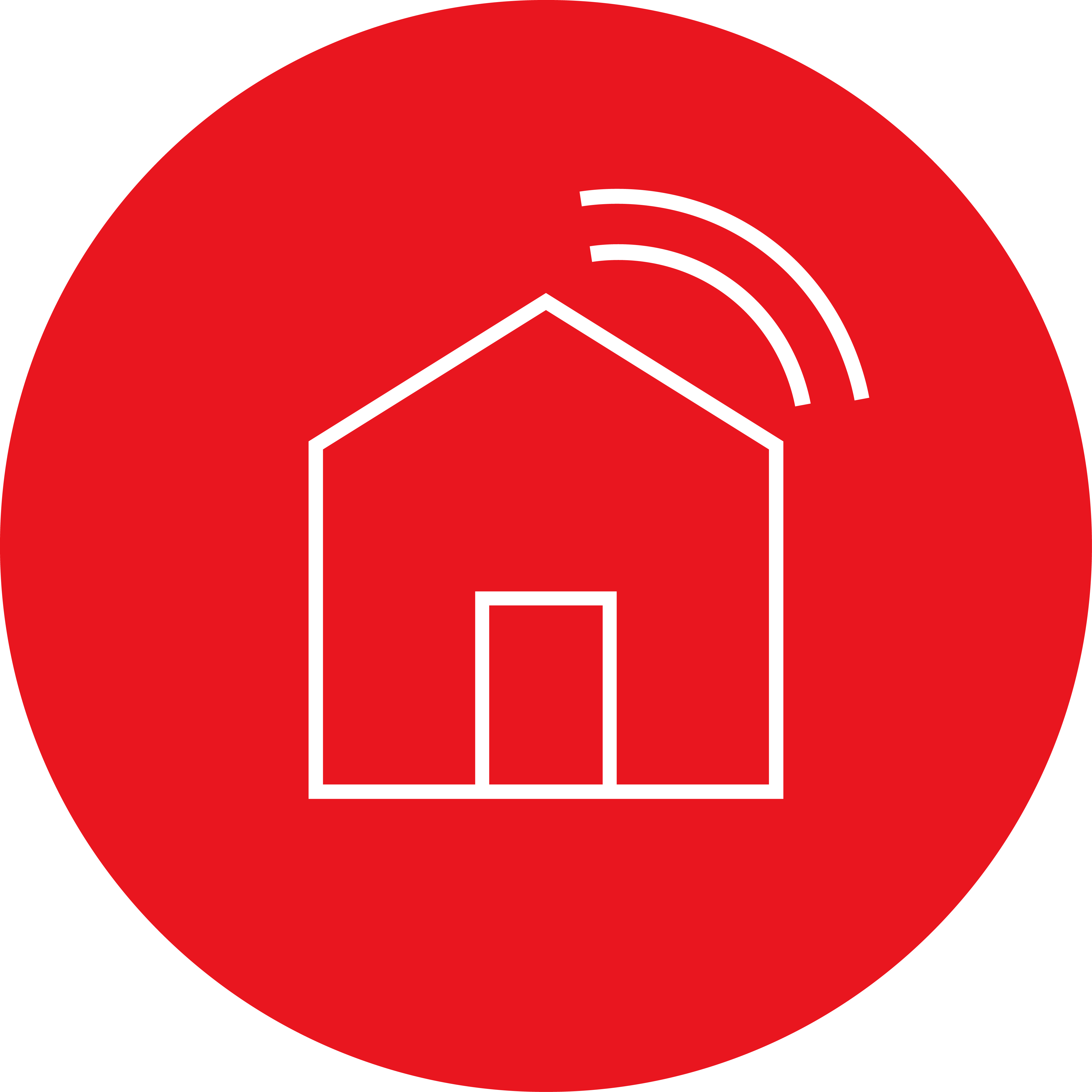 Remote Work, Haus mit zwei Bögen über dem Dach